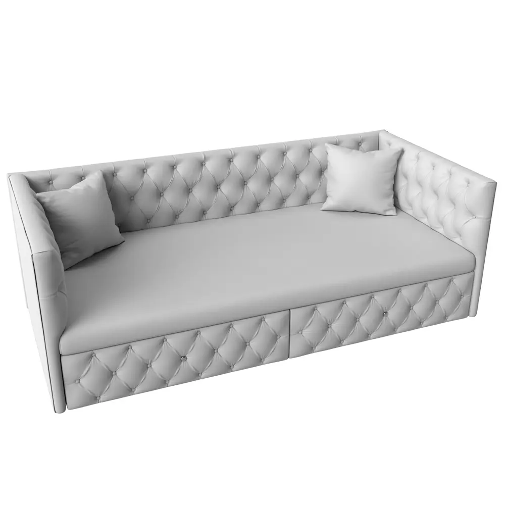 Фото 4 Диван Лига Диванов Найс 107121 204x78x87 см экокожа цвет белый Фото 4 Диван Лига Диванов Найс 107121 204x78x87 см экокожа цвет белый