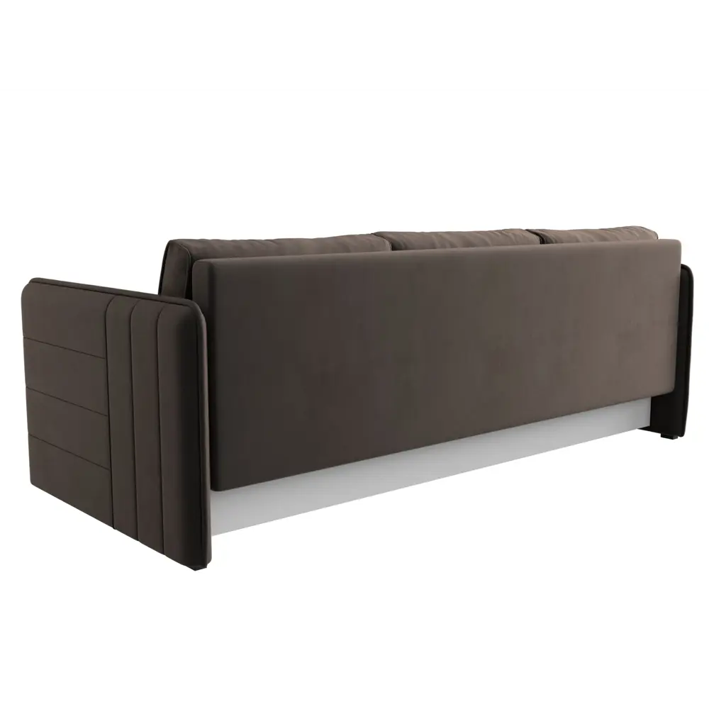 Фото 5 Диван Лига Диванов Слим 119801 208x90x80 см велюр цвет коричневый Фото 5 Диван Лига Диванов Слим 119801 208x90x80 см велюр цвет коричневый