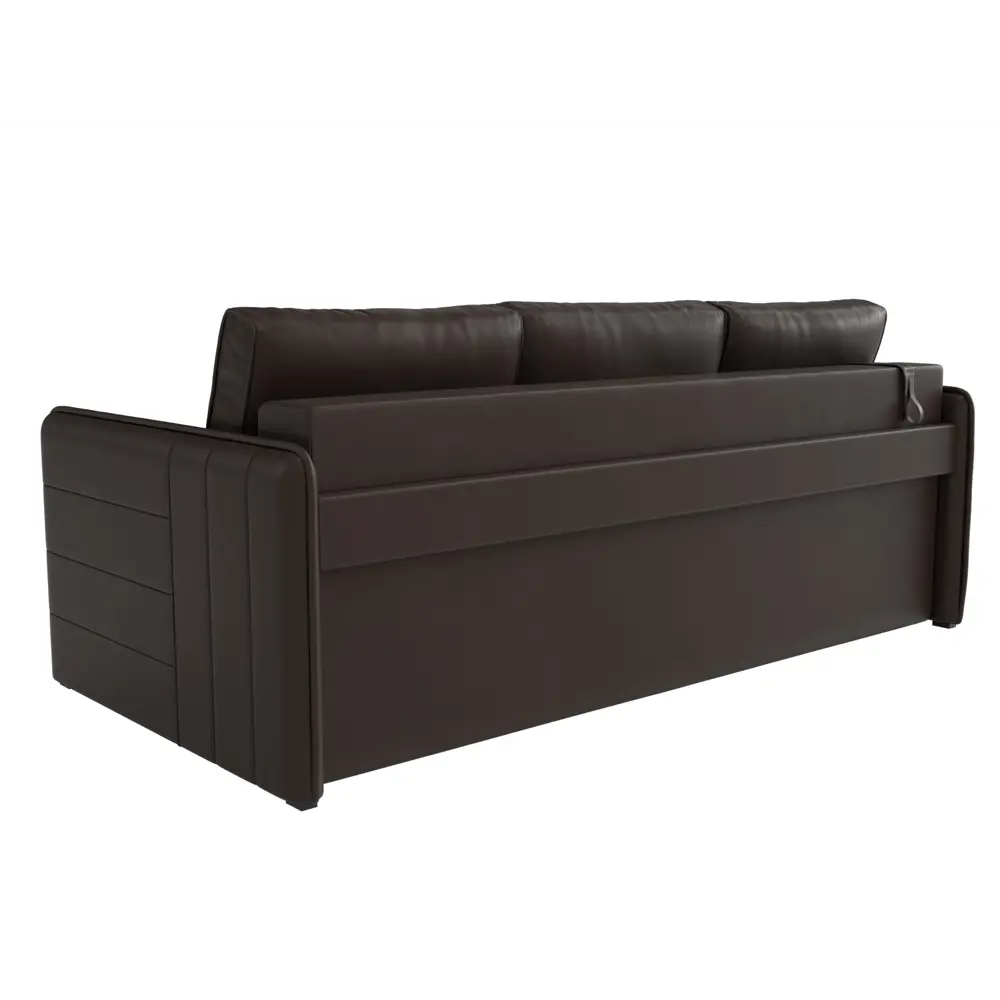 Фото 5 Диван Лига Диванов Слим 119798 204x90x105 см искусственная кожа цвет коричневый Фото 5 Диван Лига Диванов Слим 119798 204x90x105 см искусственная кожа цвет коричневый