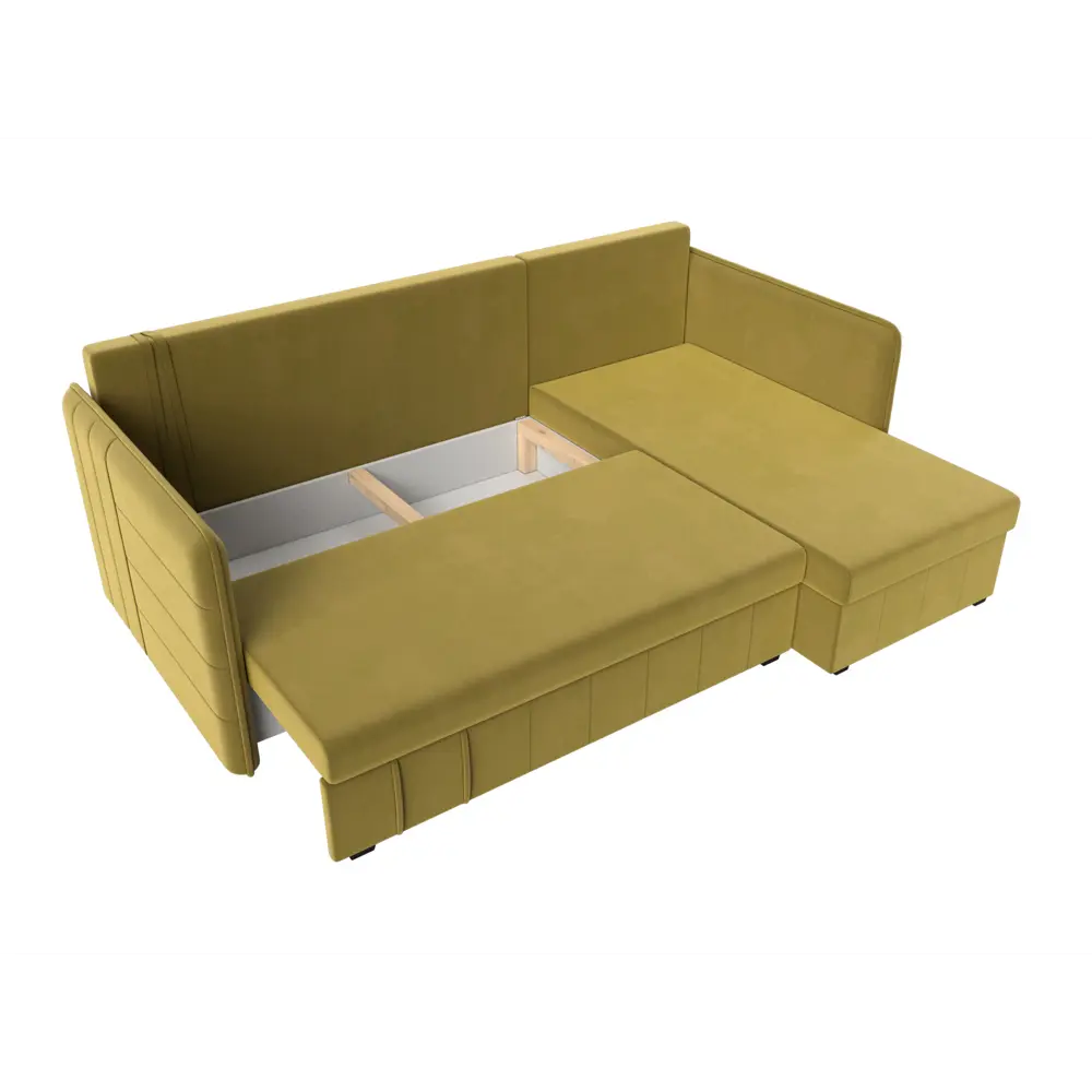 Фото 7 Диван Лига Диванов Слим 119980 213x85x140 см вельвет цвет желтый Фото 7 Диван Лига Диванов Слим 119980 213x85x140 см вельвет цвет желтый