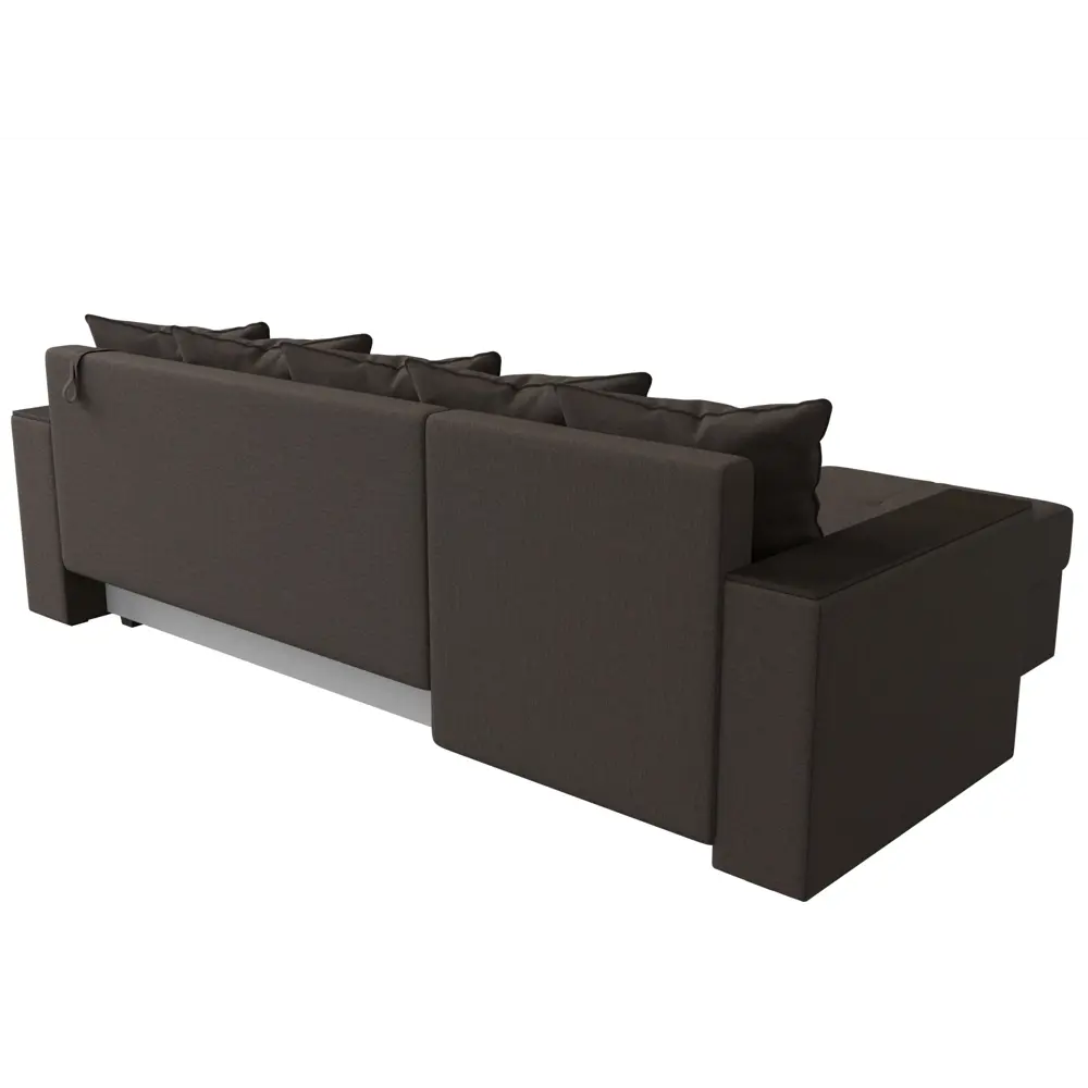 Фото 5 Диван Лига Диванов Дубай Лайт 121639L 241x80x140 см рогожка цвет амур коричневый Фото 5 Диван Лига Диванов Дубай Лайт 121639L 241x80x140 см рогожка цвет амур коричневый