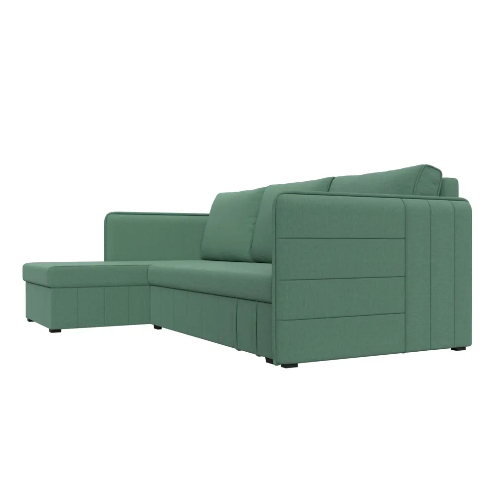 Фото 4 Диван Лига Диванов Слим 121151L 213x85x140 см рогожка цвет амур зеленый Фото 4 Диван Лига Диванов Слим 121151L 213x85x140 см рогожка цвет амур зеленый