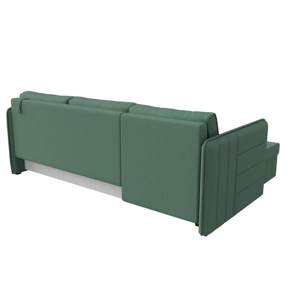 Фото 5 Диван Лига Диванов Слим 121151L 213x85x140 см рогожка цвет амур зеленый Фото 5 Диван Лига Диванов Слим 121151L 213x85x140 см рогожка цвет амур зеленый