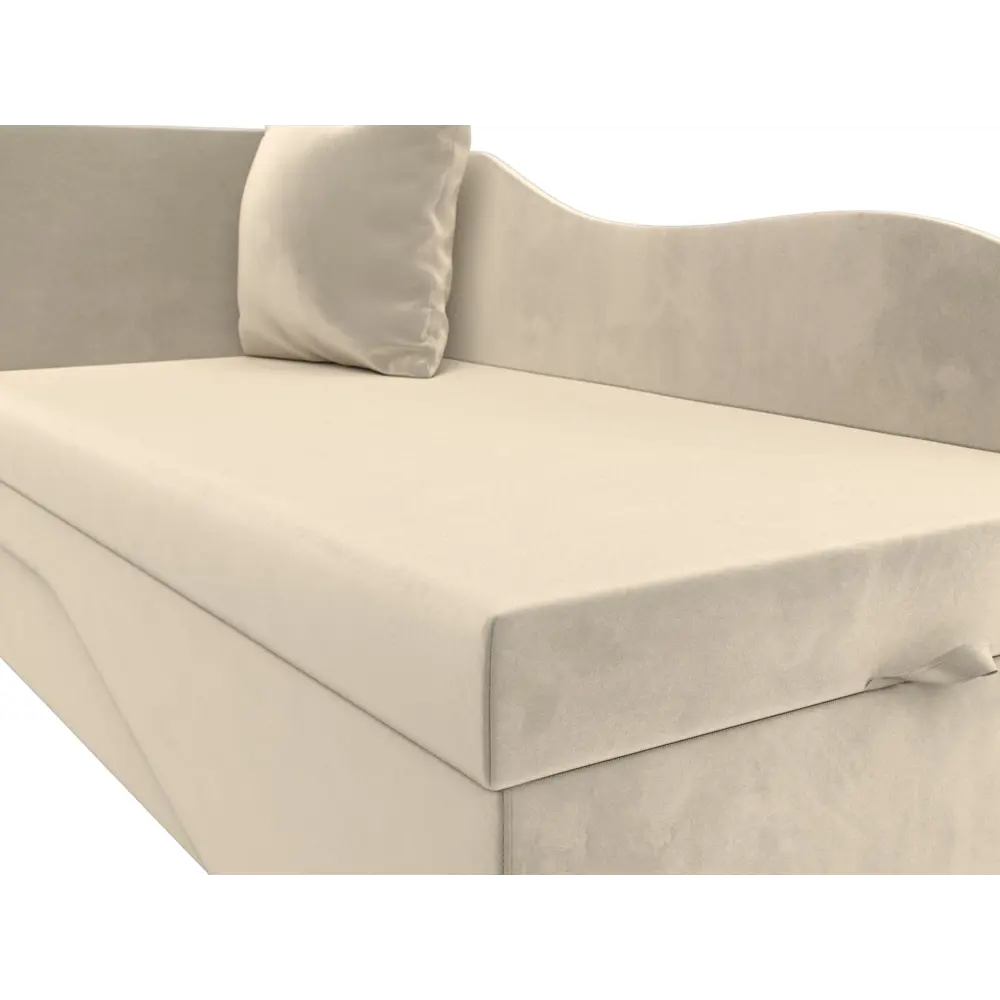 Фото 3 Диван Лига Диванов Гармония 28138L 135x80x75 см вельвет цвет бежевый