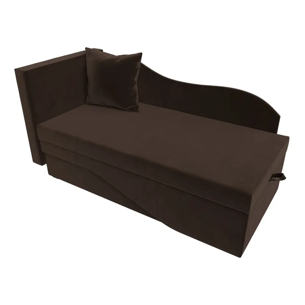 Фото 6 Диван Лига Диванов Гармония 28143L 135x80x75 см вельвет цвет коричневый Фото 6 Диван Лига Диванов Гармония 28143L 135x80x75 см вельвет цвет коричневый