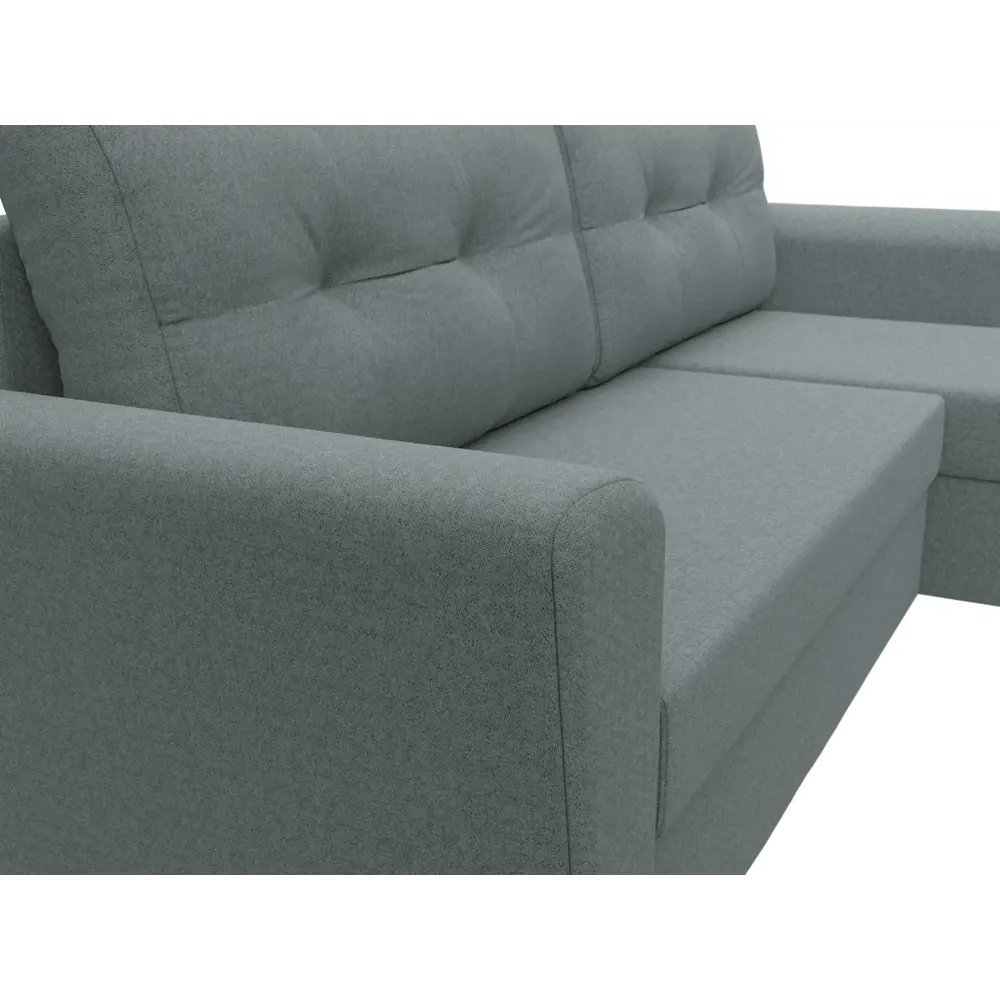 Фото 3 Диван Лига Диванов Амстердам лайт 121169 238x90x141 см рогожка цвет амур серый Фото 3 Диван Лига Диванов Амстердам лайт 121169 238x90x141 см рогожка цвет амур серый