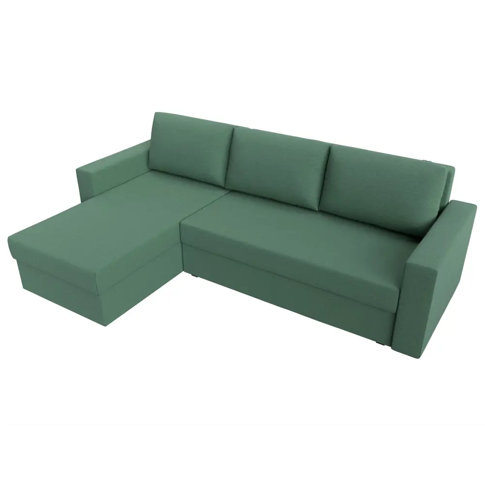 Фото 6 Диван Лига Диванов Траумберг Лайт 121141L 227x90x141 см рогожка цвет амур зеленый Фото 6 Диван Лига Диванов Траумберг Лайт 121141L 227x90x141 см рогожка цвет амур зеленый