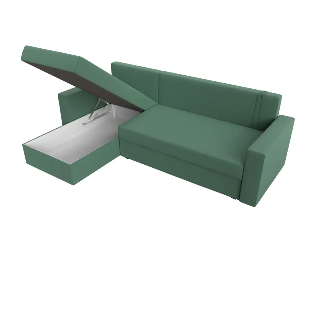 Фото 9 Диван Лига Диванов Траумберг Лайт 121141L 227x90x141 см рогожка цвет амур зеленый Фото 9 Диван Лига Диванов Траумберг Лайт 121141L 227x90x141 см рогожка цвет амур зеленый