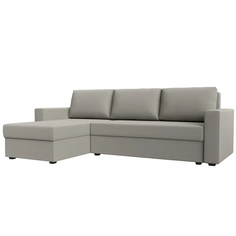 Фото Диван Лига Диванов Траумберг Лайт 121137L 227x90x141 см рогожка цвет амур бежевый