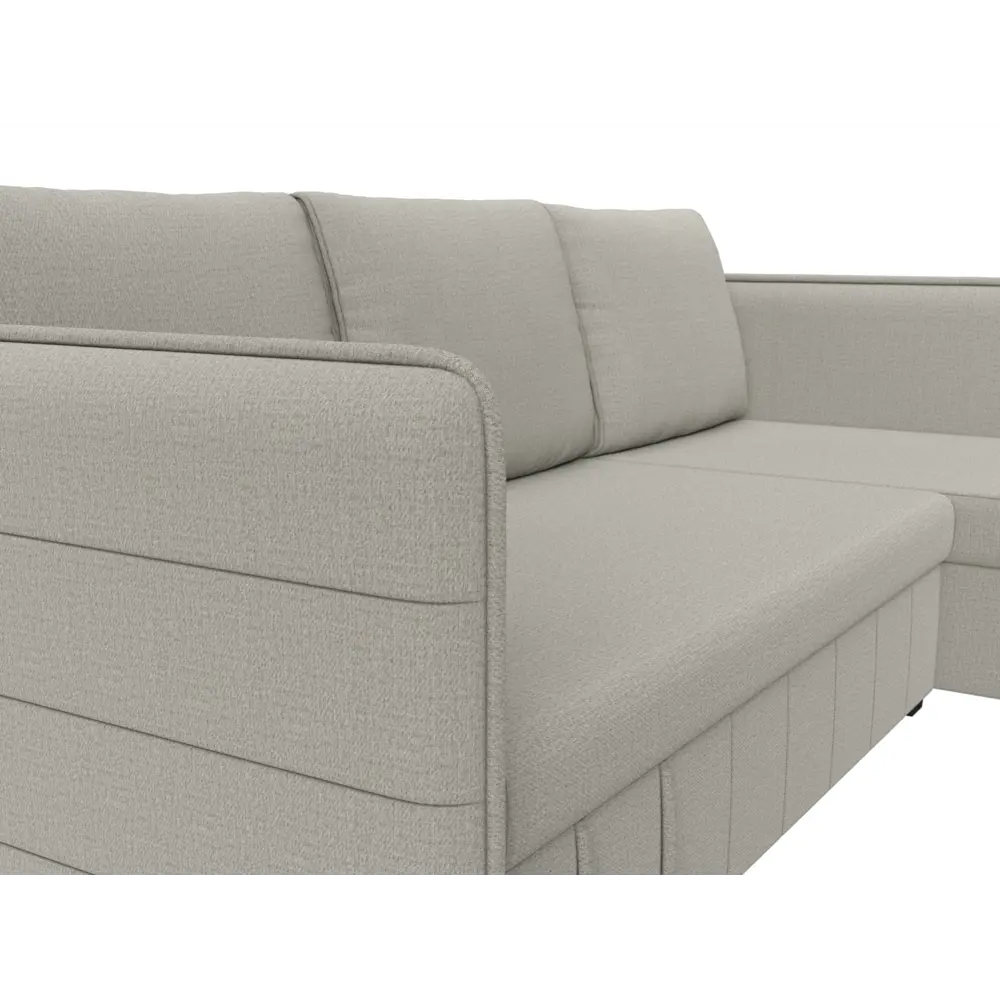 Фото 3 Диван Лига Диванов Слим 121147 213x85x140 см рогожка цвет амур бежевый Фото 3 Диван Лига Диванов Слим 121147 213x85x140 см рогожка цвет амур бежевый