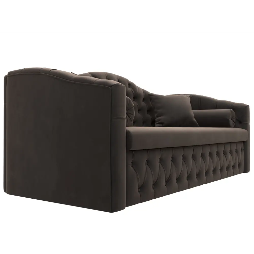 Фото 4 Диван Лига диванов Мечта 208x101x88 см велюр цвет коричневый Фото 4 Диван Лига диванов Мечта 208x101x88 см велюр цвет коричневый