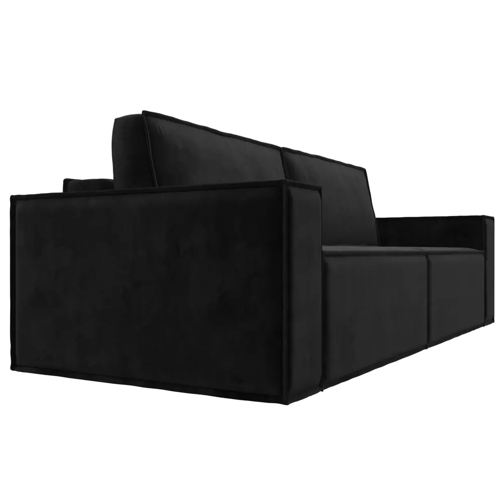 Фото 4 Диван Лига Диванов Куба 116216 245x92x116 см велюр цвет черный Фото 4 Диван Лига Диванов Куба 116216 245x92x116 см велюр цвет черный