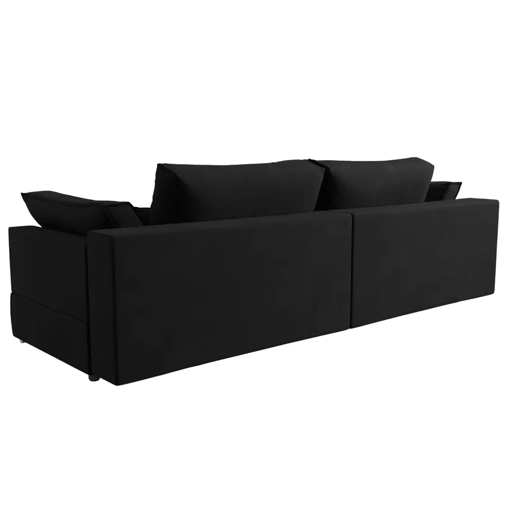 Фото 3 Диван Лига Диванов Пекин 115076 272x90x115 см текстиль цвет черный Фото 3 Диван Лига Диванов Пекин 115076 272x90x115 см текстиль цвет черный