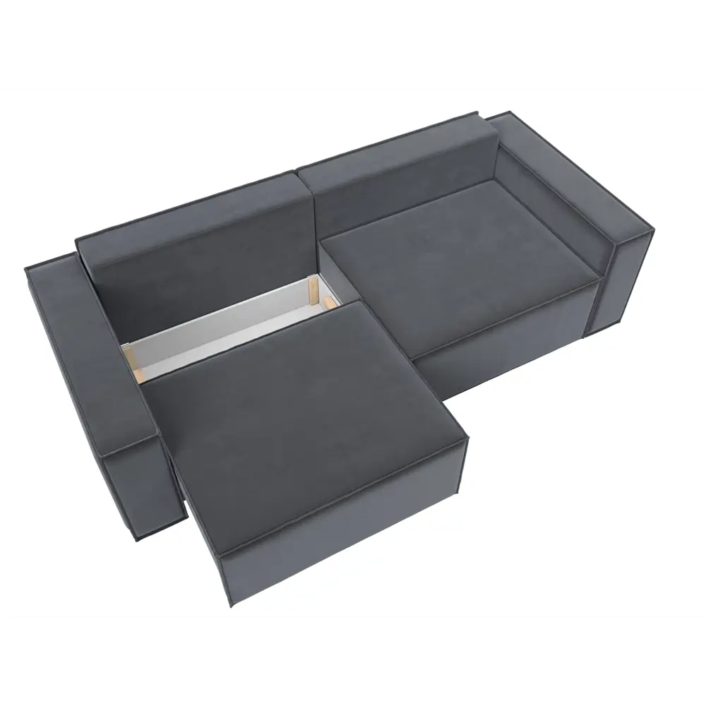 Фото 7 Диван Лига Диванов Куба 116214 245x92x116 см велюр цвет серый Фото 7 Диван Лига Диванов Куба 116214 245x92x116 см велюр цвет серый