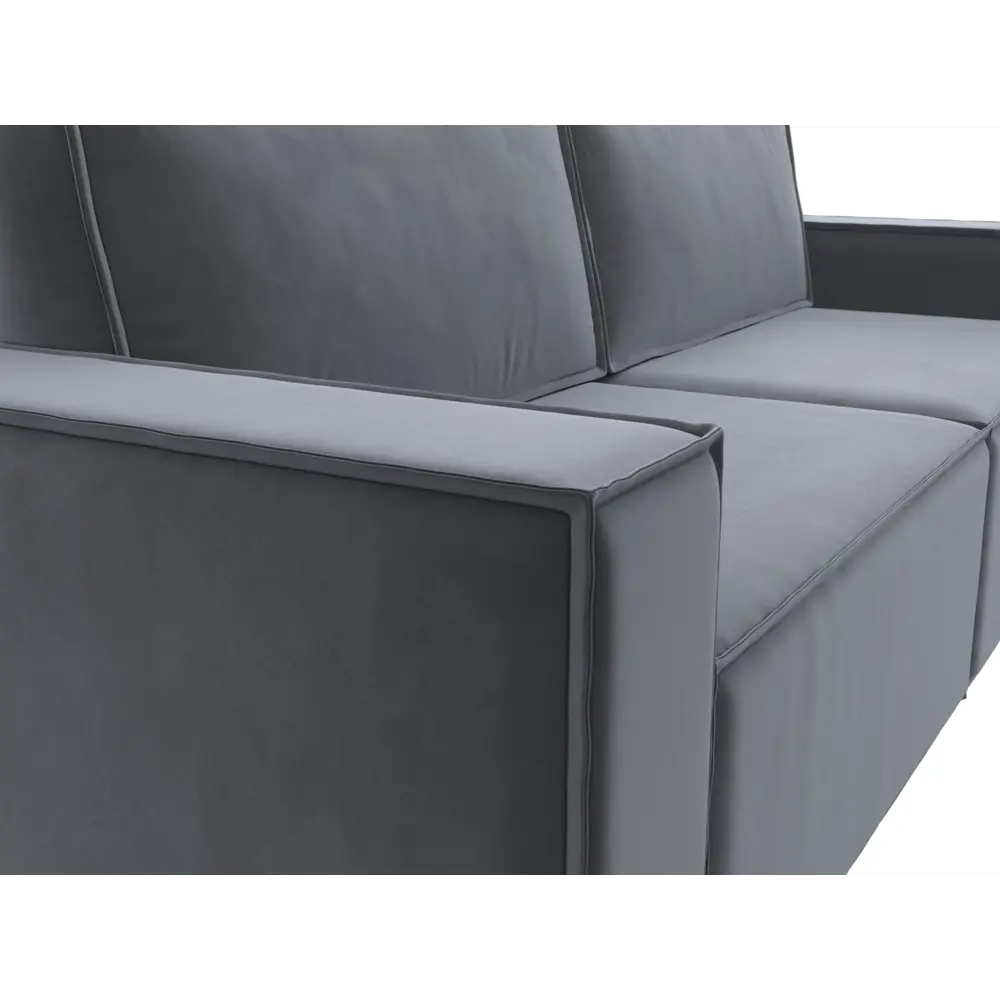 Фото 3 Диван Лига Диванов Куба 116214 245x92x116 см велюр цвет серый Фото 3 Диван Лига Диванов Куба 116214 245x92x116 см велюр цвет серый