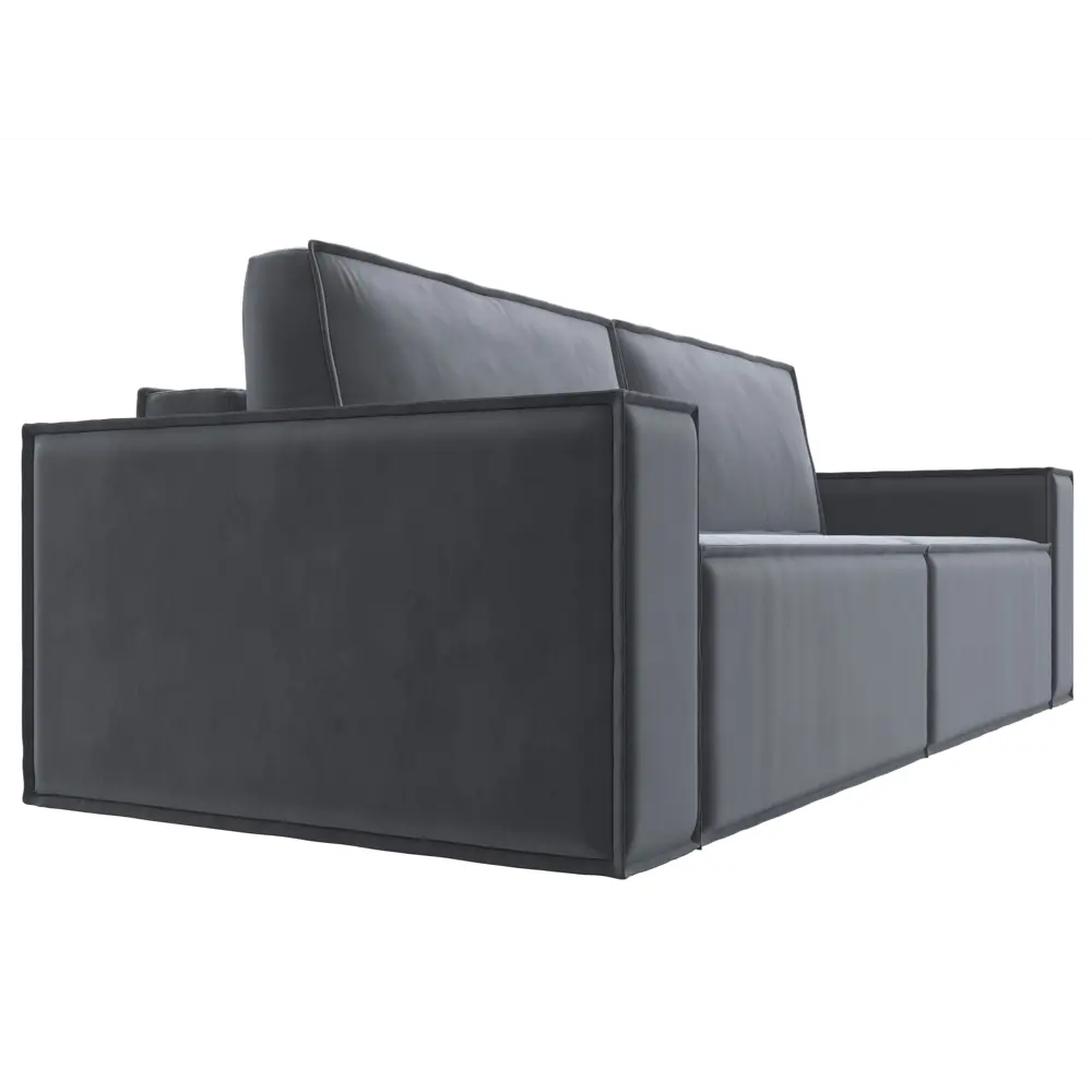 Фото 4 Диван Лига Диванов Куба 116214 245x92x116 см велюр цвет серый