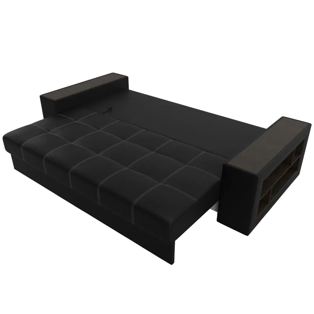 Фото 9 Диван Лига Диванов Дубай 31509R 243x80x106 см искусственная кожа цвет черный Фото 9 Диван Лига Диванов Дубай 31509R 243x80x106 см искусственная кожа цвет черный