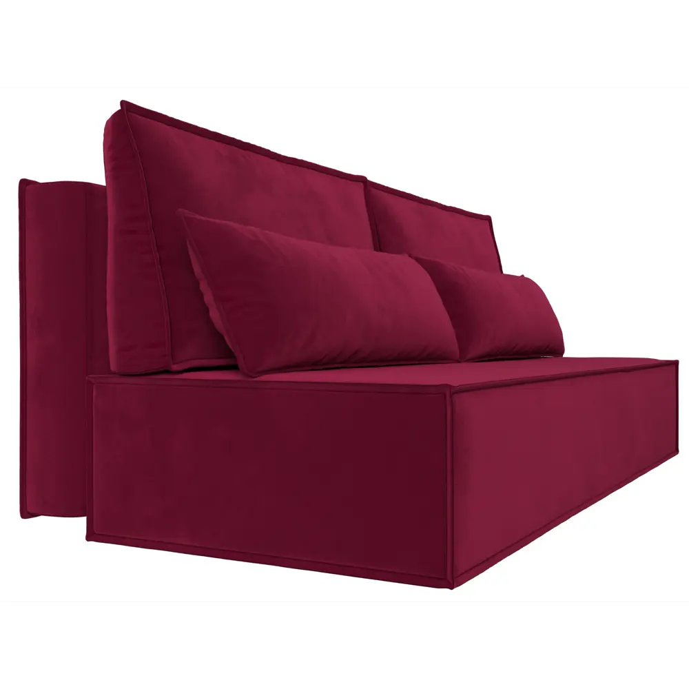 Фото 5 Диван Лига Диванов Фабио лайт 201x90x89 см микровельвет цвет бордовый Фото 5 Диван Лига Диванов Фабио лайт 201x90x89 см микровельвет цвет бордовый