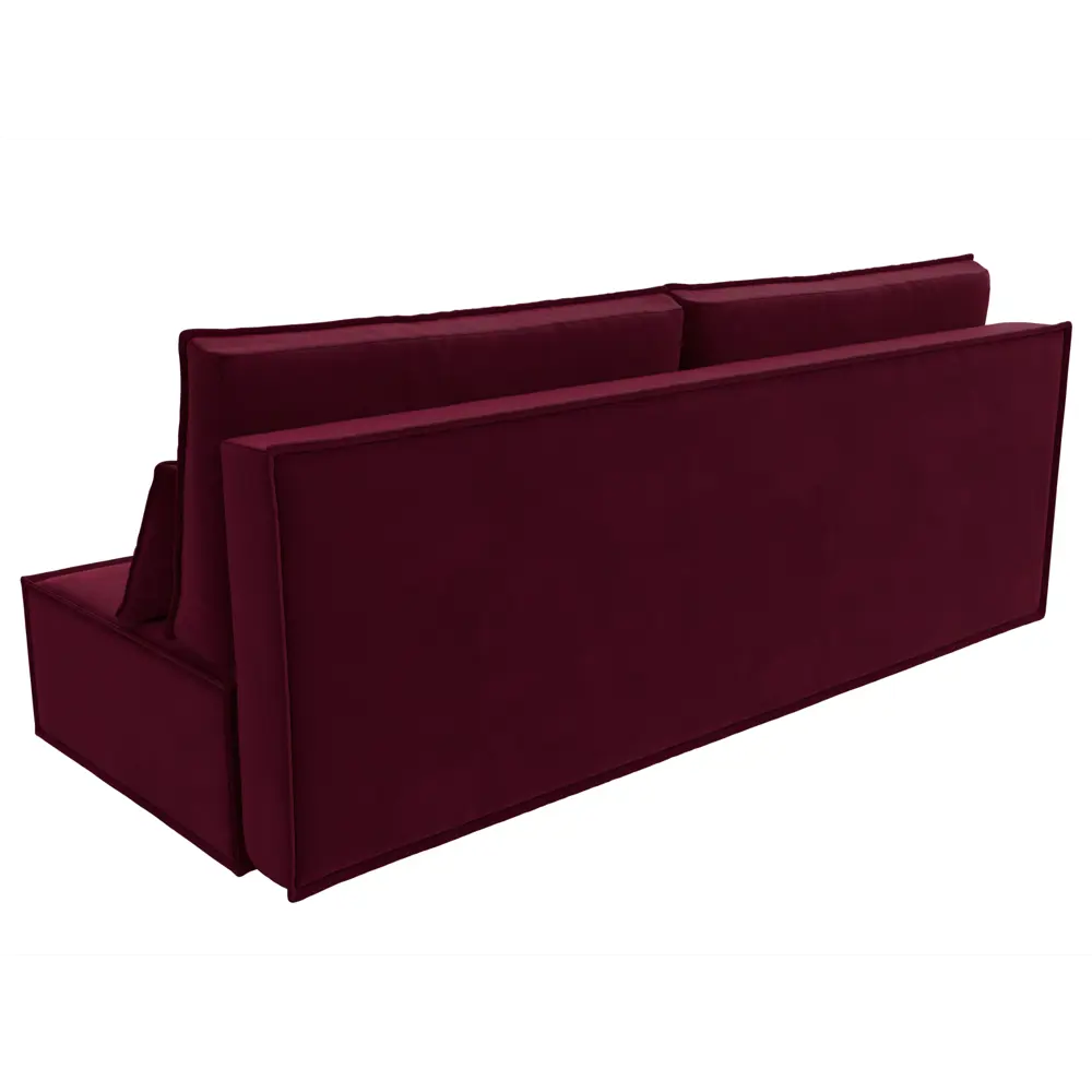 Фото 3 Диван Лига Диванов Фабио лайт 201x90x89 см микровельвет цвет бордовый Фото 3 Диван Лига Диванов Фабио лайт 201x90x89 см микровельвет цвет бордовый
