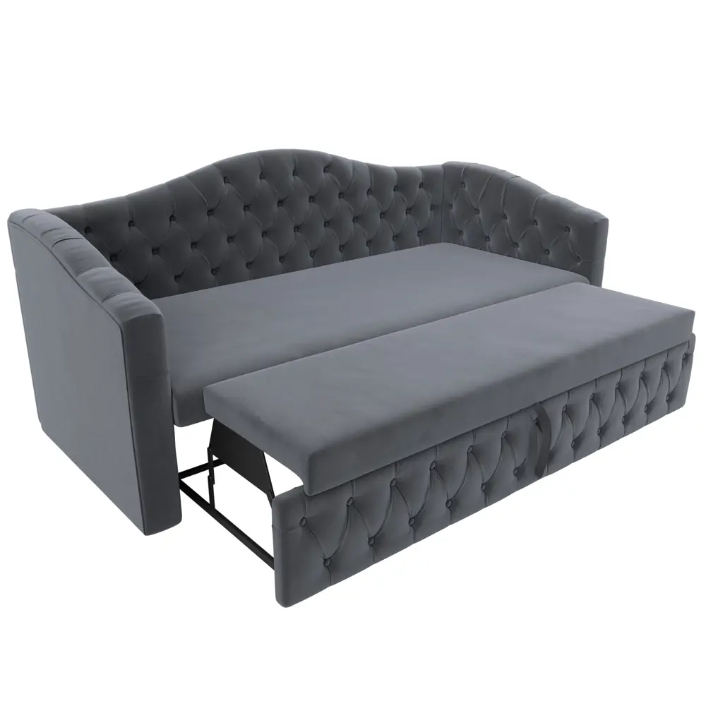 Фото 7 Диван Лига диванов Мечта 208x101x88 см велюр цвет серый Фото 7 Диван Лига диванов Мечта 208x101x88 см велюр цвет серый