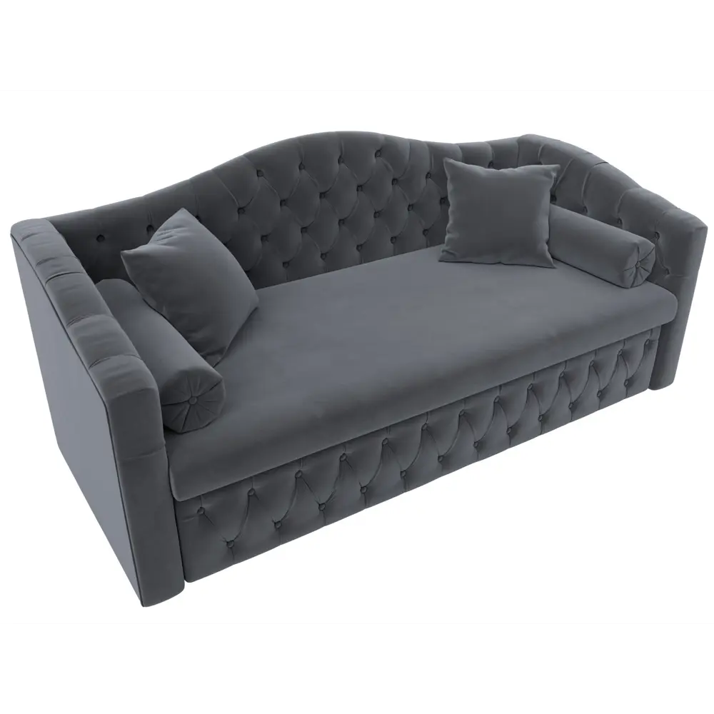 Фото 6 Диван Лига диванов Мечта 208x101x88 см велюр цвет серый Фото 6 Диван Лига диванов Мечта 208x101x88 см велюр цвет серый