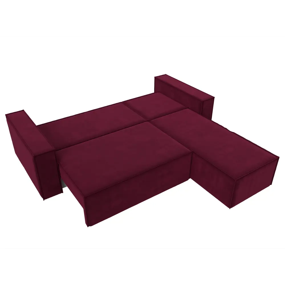 Фото 9 Диван Лига Диванов Куба 238x75x160 см микровельвет цвет бордовый Фото 9 Диван Лига Диванов Куба 238x75x160 см микровельвет цвет бордовый