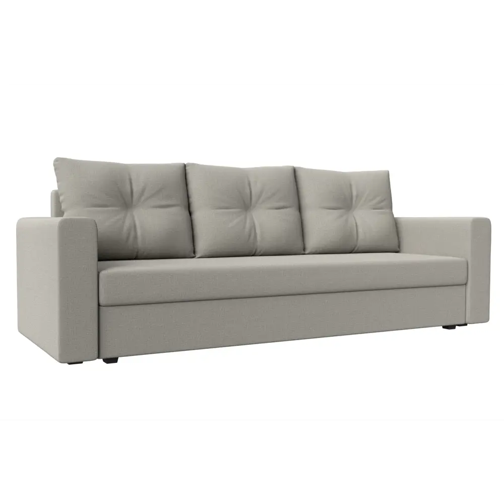 Фото Диван Лига Диванов Атланта Лайт 121172 223x85x79 см рогожка цвет амур бежевый Фото Диван Лига Диванов Атланта Лайт 121172 223x85x79 см рогожка цвет амур бежевый