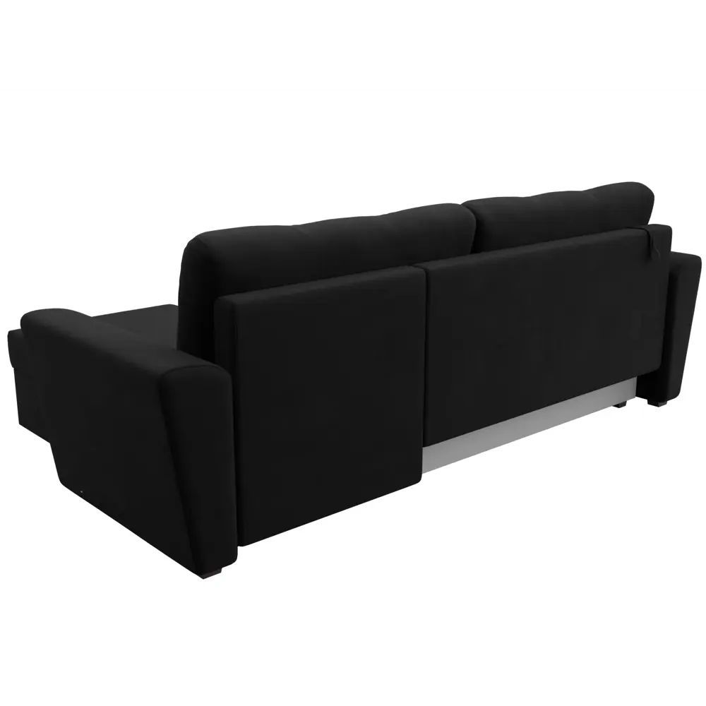 Фото 5 Диван раскладной Лига диванов 112464_спб 235x85x140 см вельвет цвет черный Фото 5 Диван раскладной Лига диванов 112464_спб 235x85x140 см вельвет цвет черный