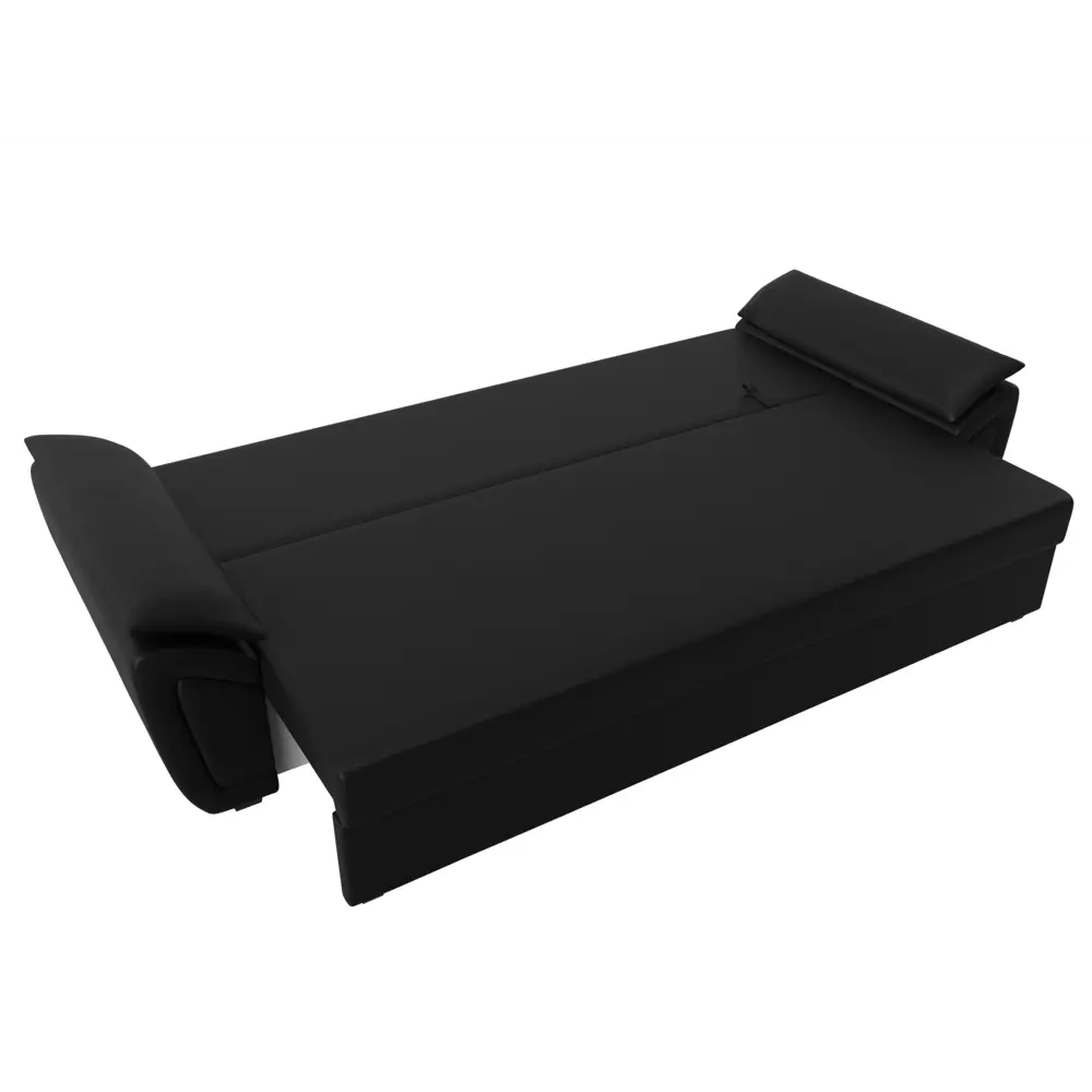 Фото 8 Диван раскладной Лига диванов 233x90x80 см эко-кожа цвет черный