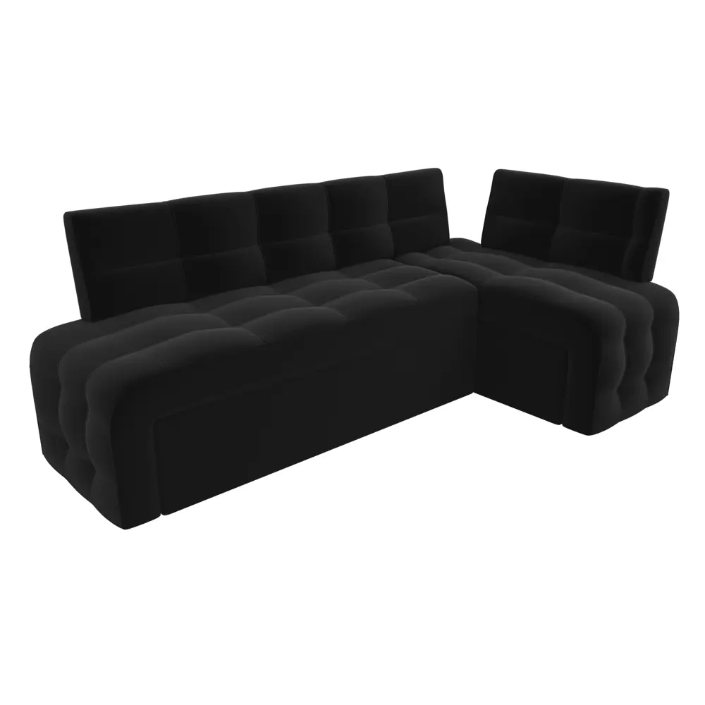 Фото 2 Диван кухонный Лига диванов Люксор 28601_спб 212 x 82 x 115 см цвет черный Фото 2 Диван кухонный Лига диванов Люксор 28601_спб 212 x 82 x 115 см цвет черный