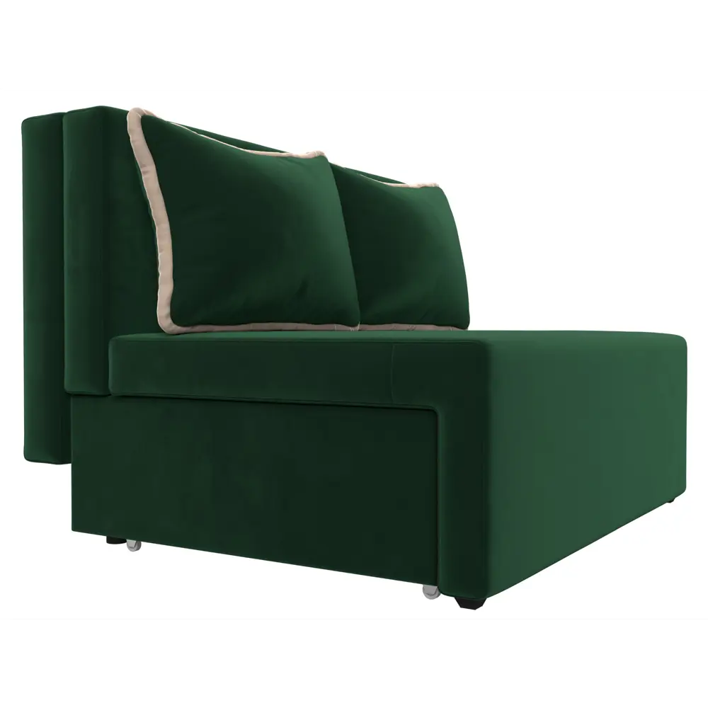 Фото 5 Диван Лига Диванов Лагуна 109x81x93 см велюр цвет бежевый/зеленый Фото 5 Диван Лига Диванов Лагуна 109x81x93 см велюр цвет бежевый/зеленый