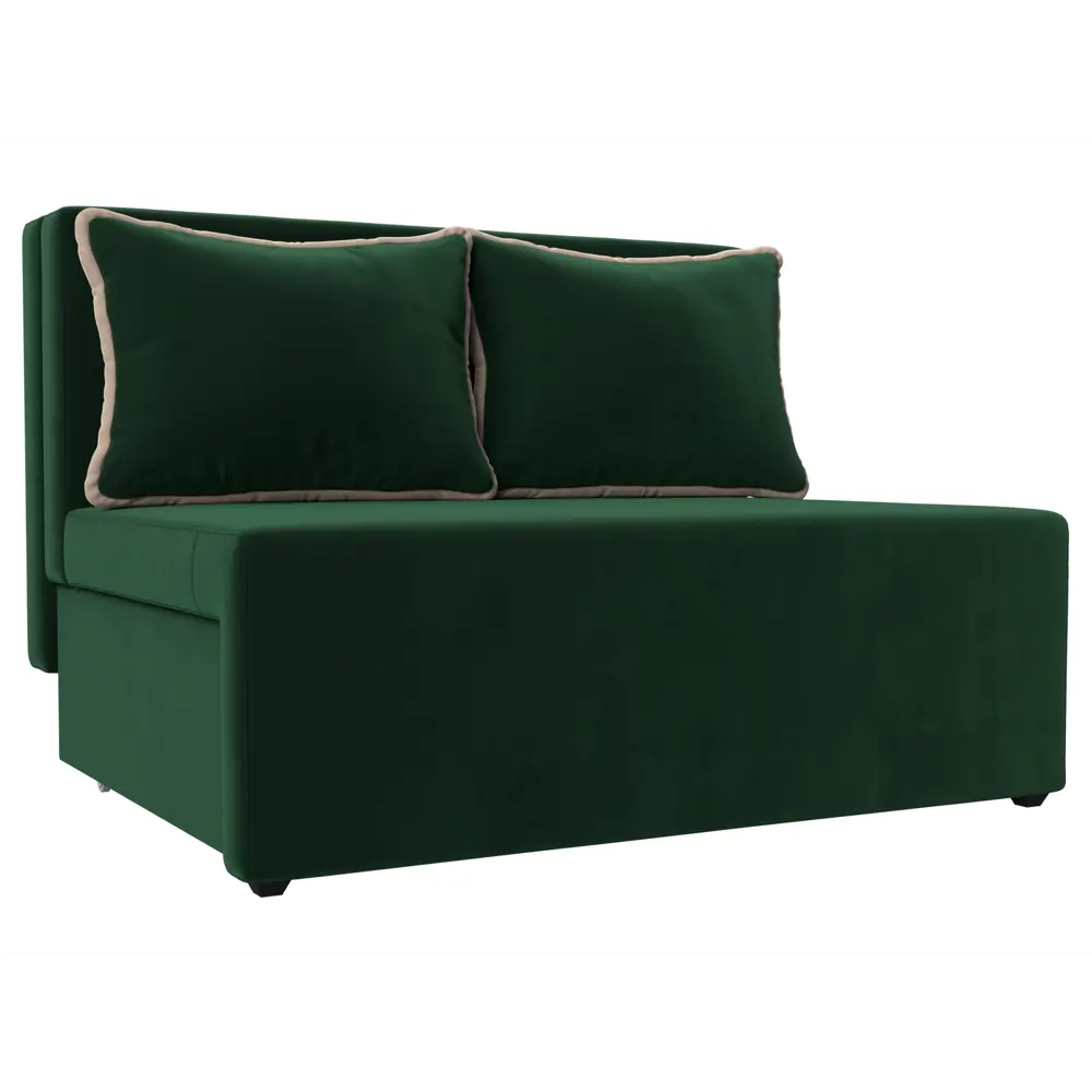 Фото Диван Лига Диванов Лагуна 109x81x93 см велюр цвет бежевый/зеленый Фото Диван Лига Диванов Лагуна 109x81x93 см велюр цвет бежевый/зеленый