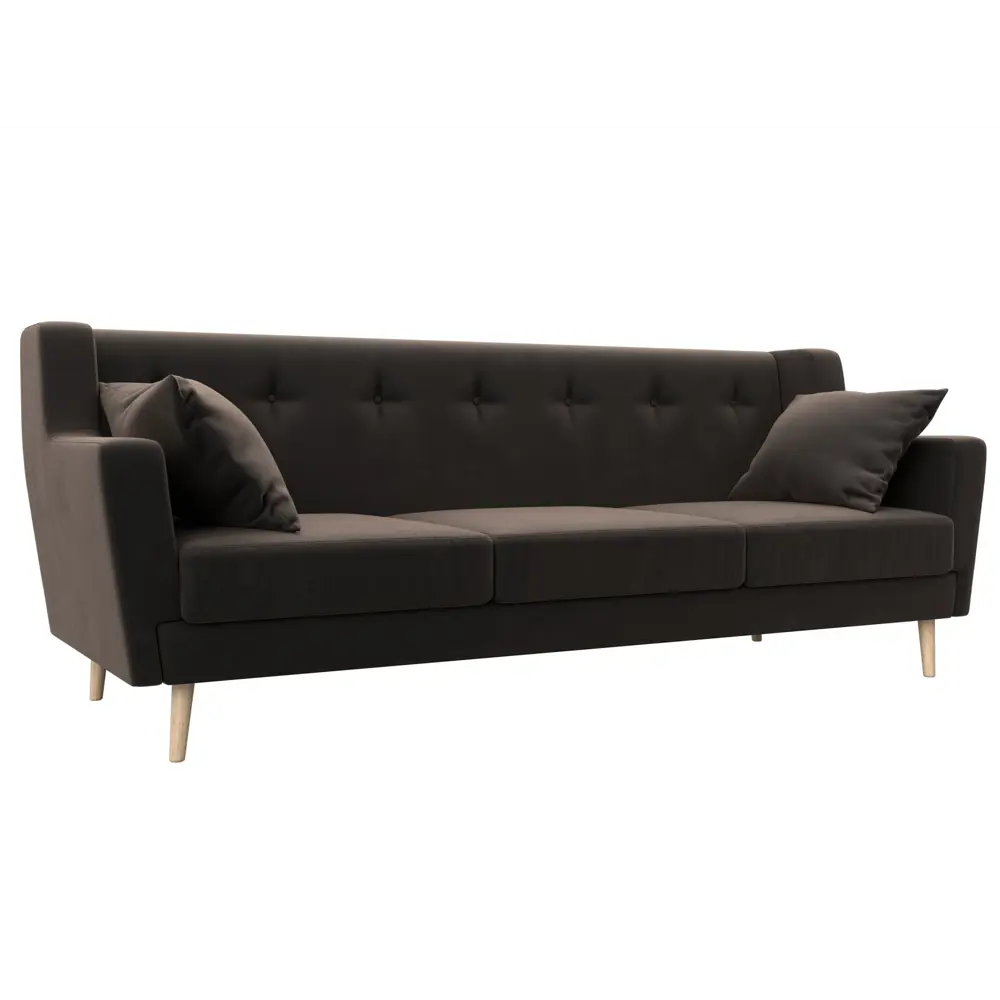 Фото Диван кухонный Лига диванов Брайтон 109152_спб 198 x 85 x 77 см цвет коричневый