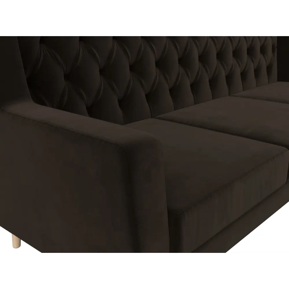 Фото 4 Диван кухонный Лига диванов Брайтон 108976_спб 198 x 85 x 77 см цвет коричневый