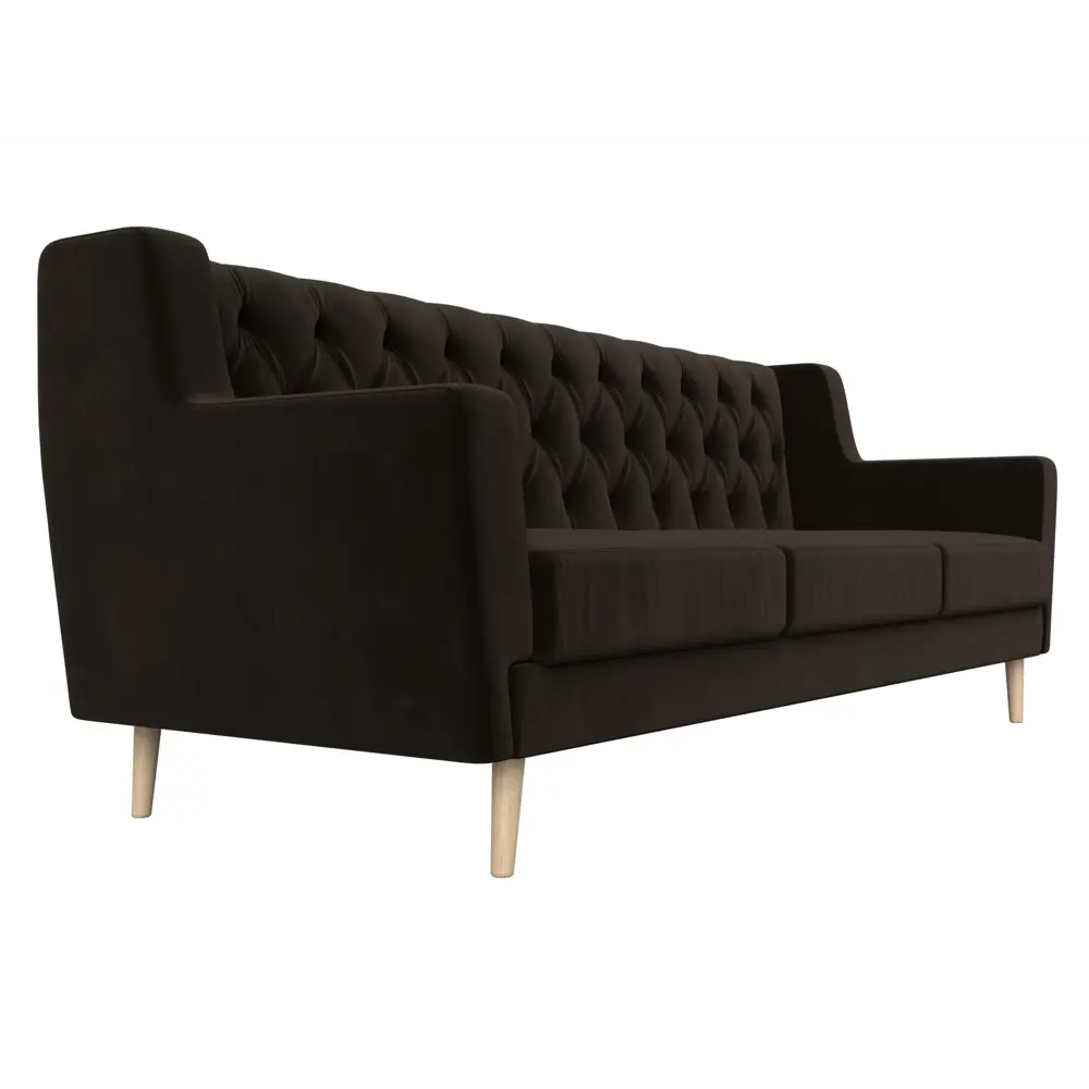 Фото 3 Диван кухонный Лига диванов Брайтон 108976_спб 198 x 85 x 77 см цвет коричневый