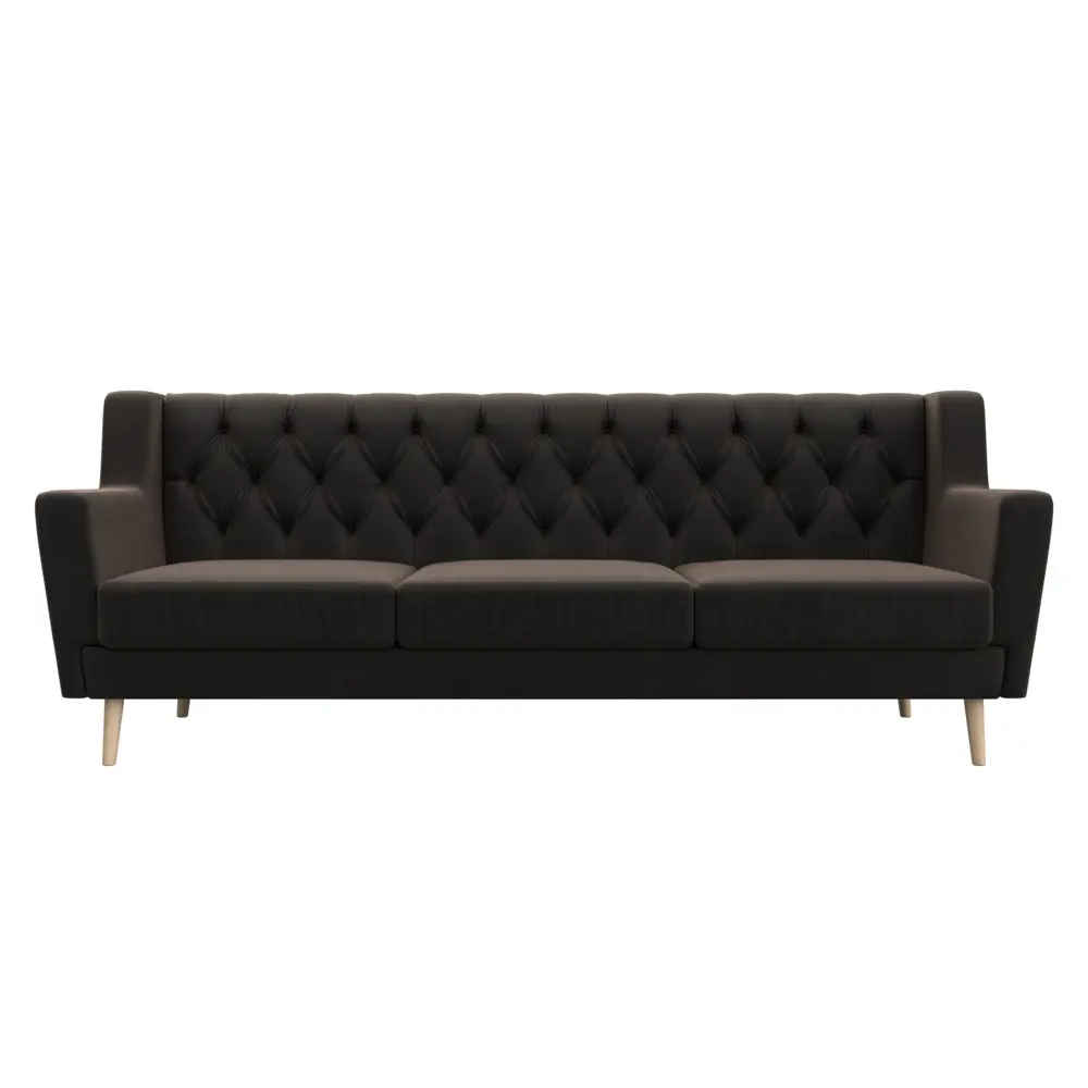 Фото 2 Диван кухонный Лига диванов Брайтон 108968_спб 198 x 85 x 77 см цвет коричневый