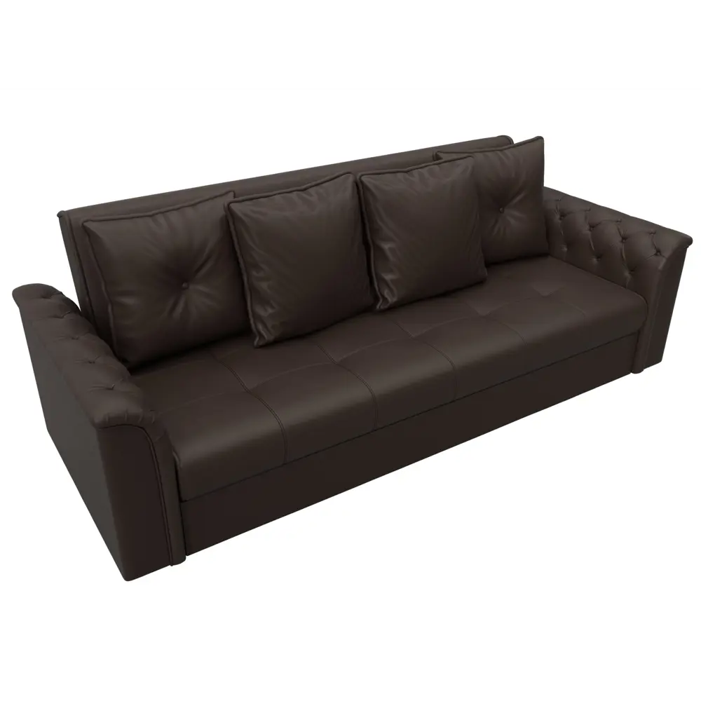 Фото 6 Диван Лига Диванов Сиеста 225x84x83 см искусственная кожа цвет коричневый Фото 6 Диван Лига Диванов Сиеста 225x84x83 см искусственная кожа цвет коричневый