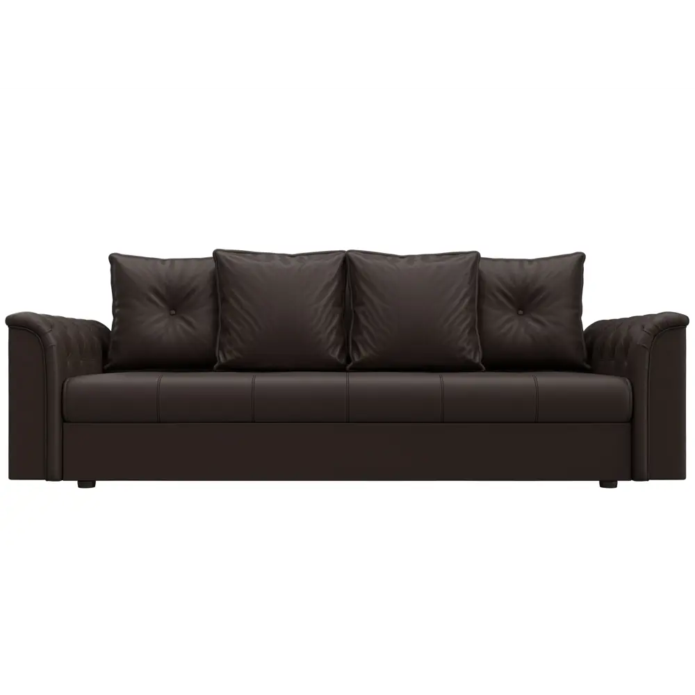 Фото 2 Диван Лига Диванов Сиеста 225x84x83 см искусственная кожа цвет коричневый Фото 2 Диван Лига Диванов Сиеста 225x84x83 см искусственная кожа цвет коричневый