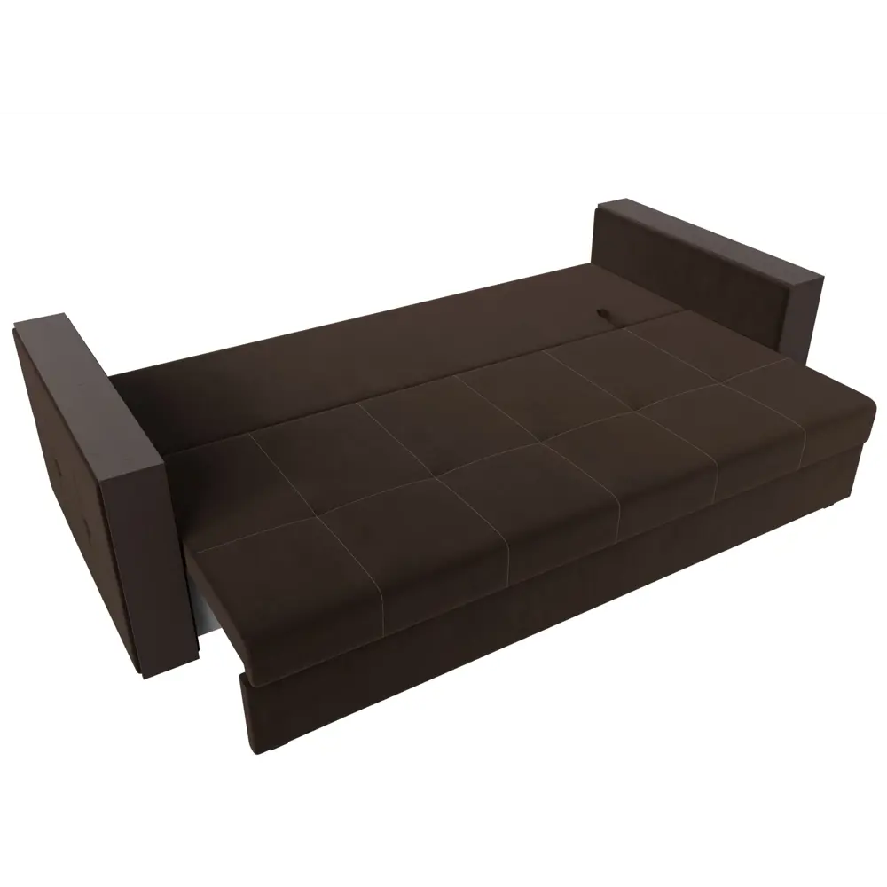 Фото 8 Диван Лига Диванов Валенсия 225x79x85 см микровельвет цвет коричневый/бежевый Фото 8 Диван Лига Диванов Валенсия 225x79x85 см микровельвет цвет коричневый/бежевый