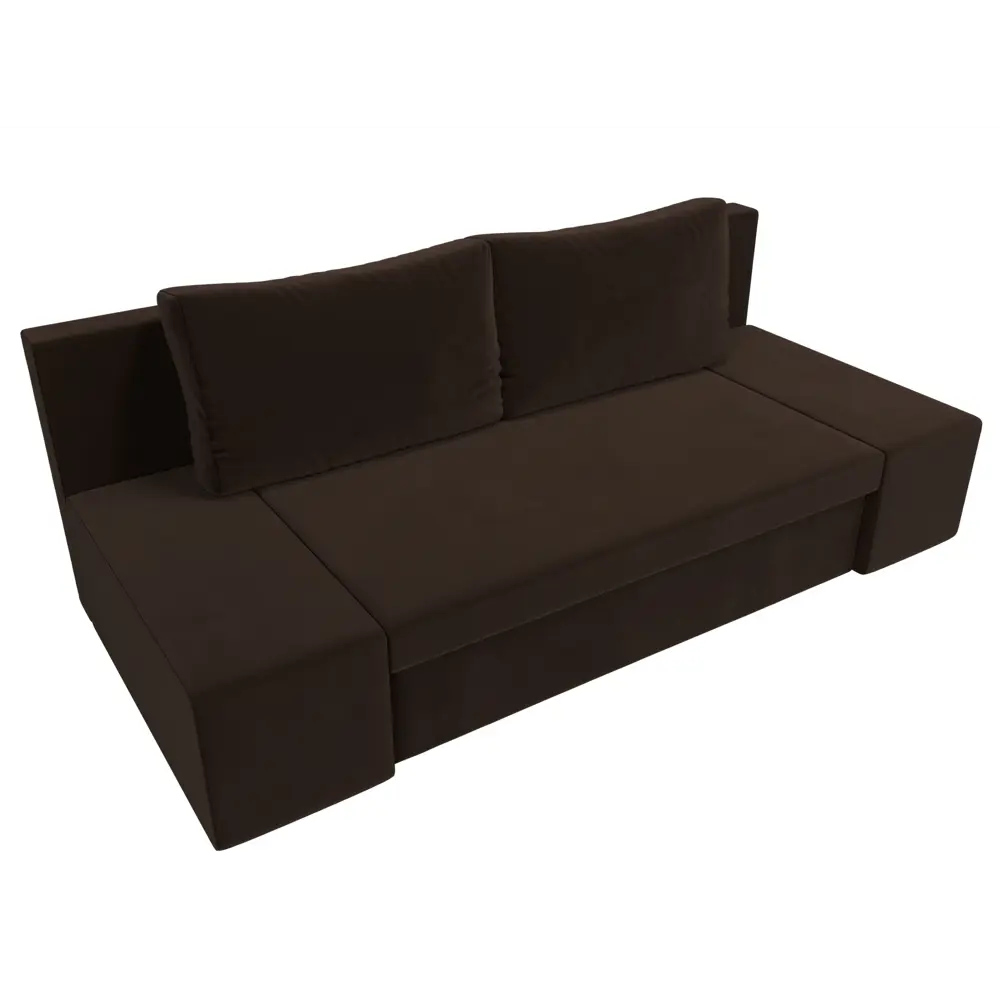 Фото 2 Диван Лига Диванов Сан марко 114020 200x76x90 см микровельвет цвет коричневый