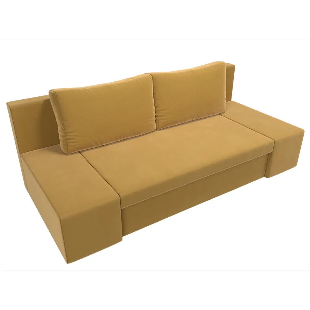 Фото 2 Диван Лига Диванов Сан марко 114017 200x76x90 см микровельвет цвет желтый