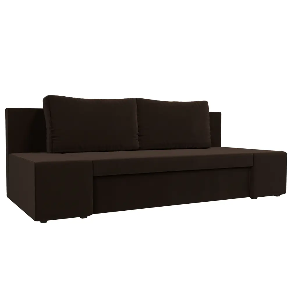 Фото Диван Лига Диванов Сан марко 114020 200x76x90 см микровельвет цвет коричневый