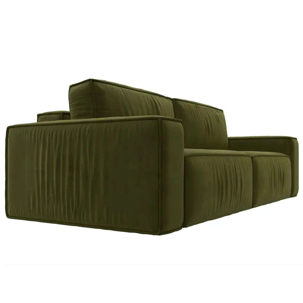 Фото 4 Диван Лига Диванов Прага 116618 256x88x115 см текстиль цвет зеленый