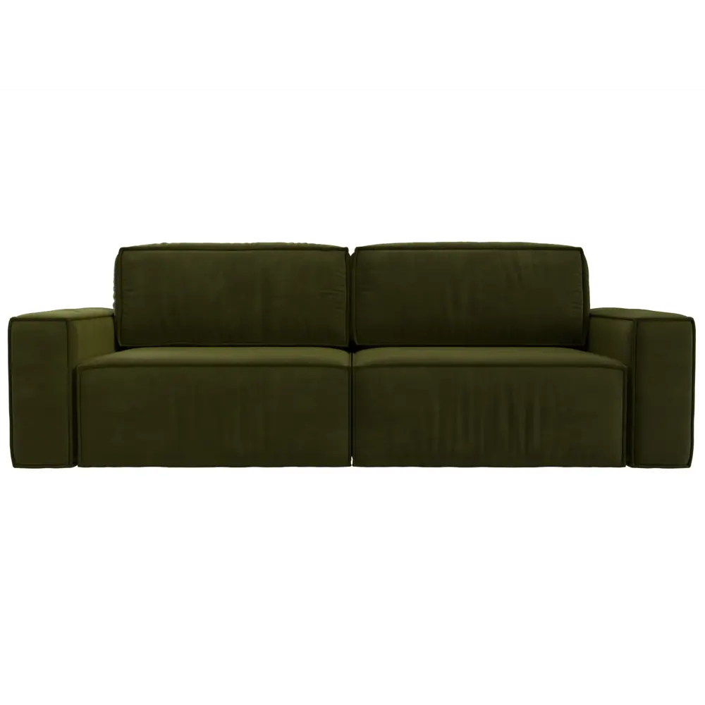 Фото 2 Диван Лига Диванов Прага 116618 256x88x115 см текстиль цвет зеленый