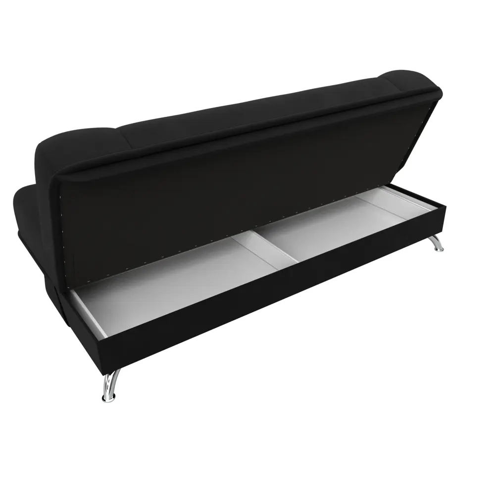 Фото 8 Диван Лига Диванов Анна 201x85x95 см микровельвет цвет черный Фото 8 Диван Лига Диванов Анна 201x85x95 см микровельвет цвет черный