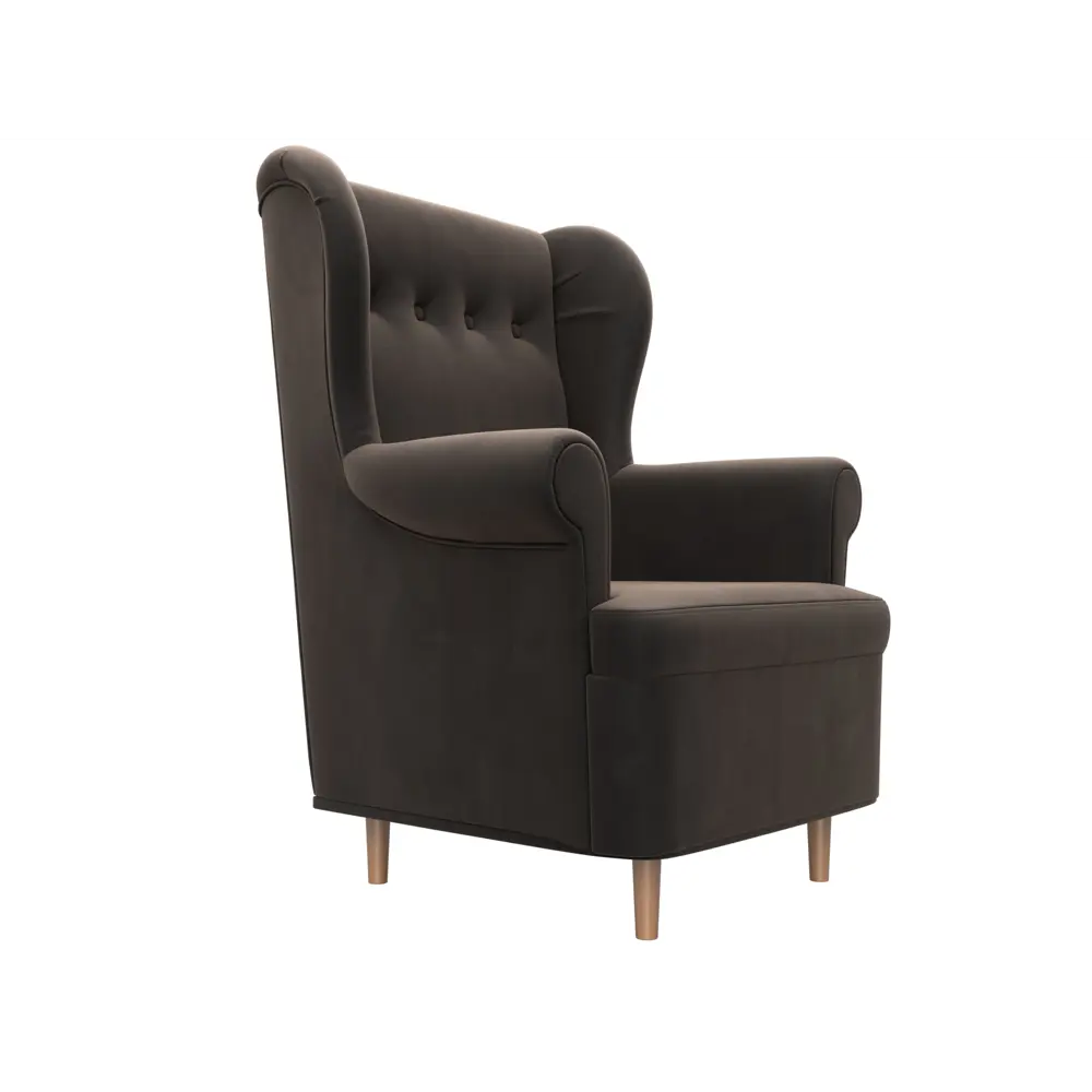 Фото 3 Кресло Лига Диванов Торин 100924 78x104x74 см рогожка цвет коричневый Фото 3 Кресло Лига Диванов Торин 100924 78x104x74 см рогожка цвет коричневый