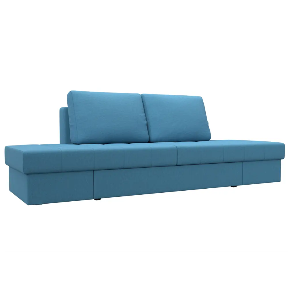 Фото Диван раскладной Лига диванов 242x84x92 см рогожка цвет амур 10 голубой