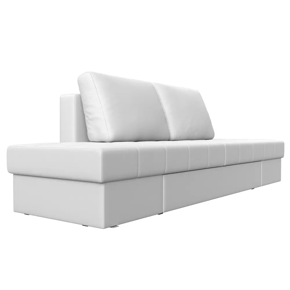 Фото 4 Диван раскладной Лига диванов 242x84x92 см эко-кожа цвет белый Фото 4 Диван раскладной Лига диванов 242x84x92 см эко-кожа цвет белый