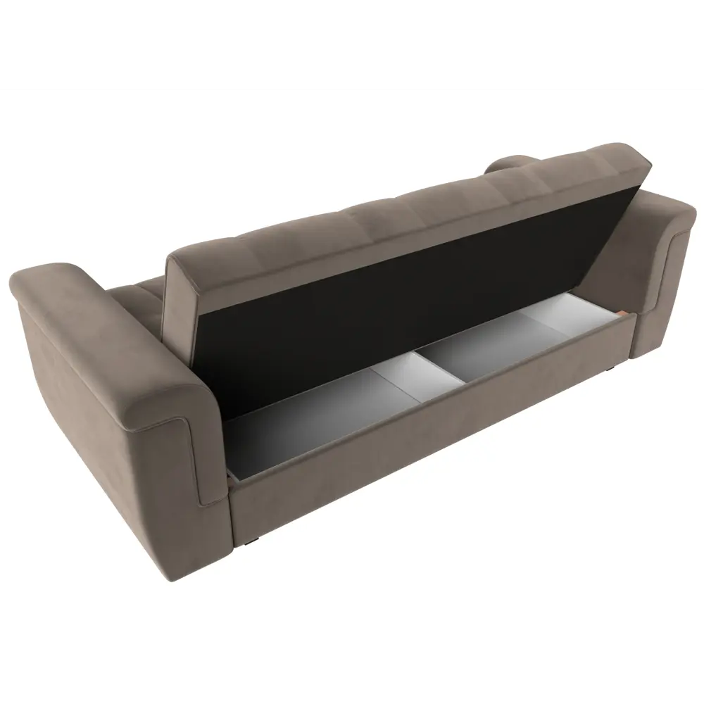 Фото 6 Раскладной диван Лига Диванов Эллиот 107455 236x98x97 см велюр цвет коричневый Фото 6 Раскладной диван Лига Диванов Эллиот 107455 236x98x97 см велюр цвет коричневый