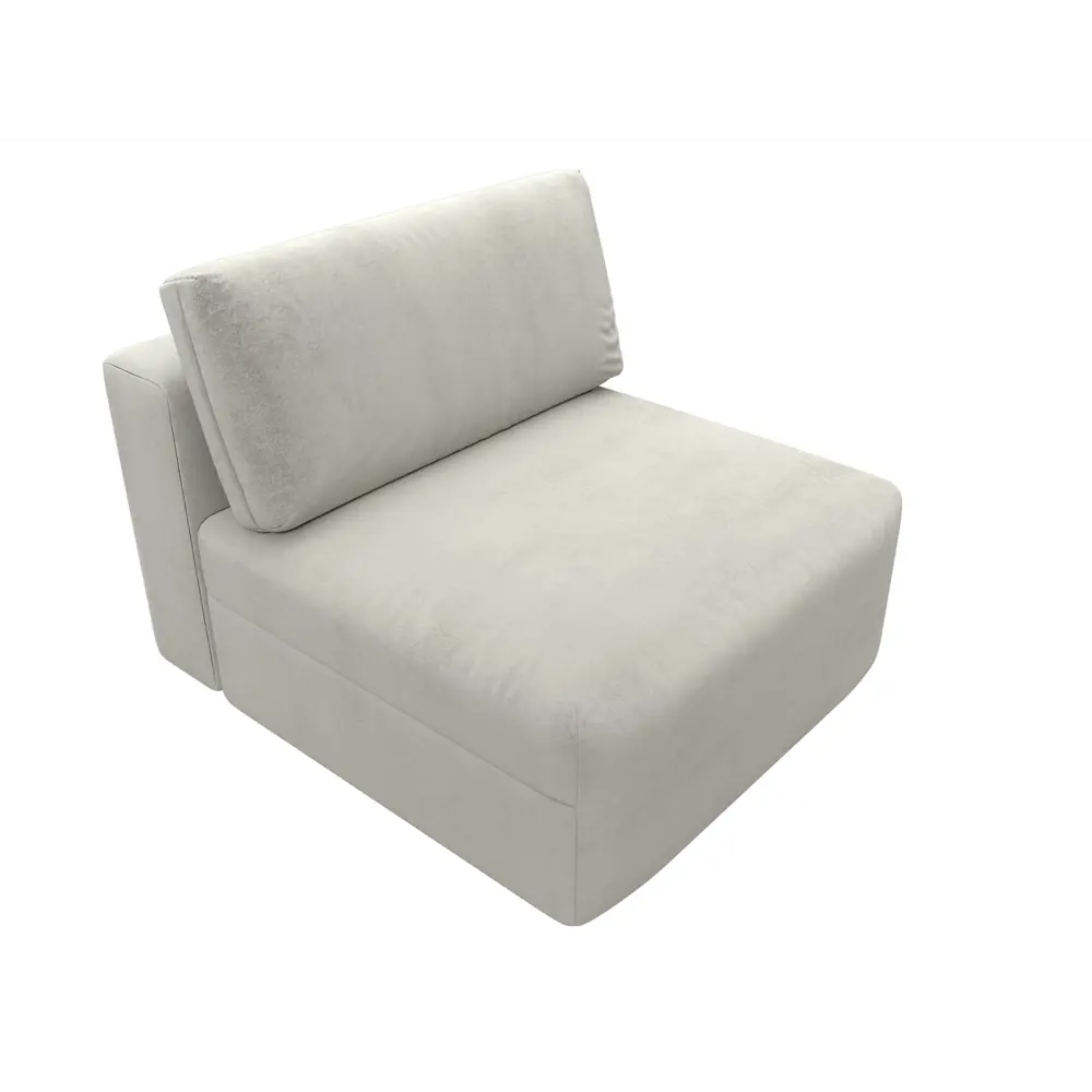 Фото 6 Модуль Лига диванов 129531 100x84x118 см велюр цвет tower 01 молочный